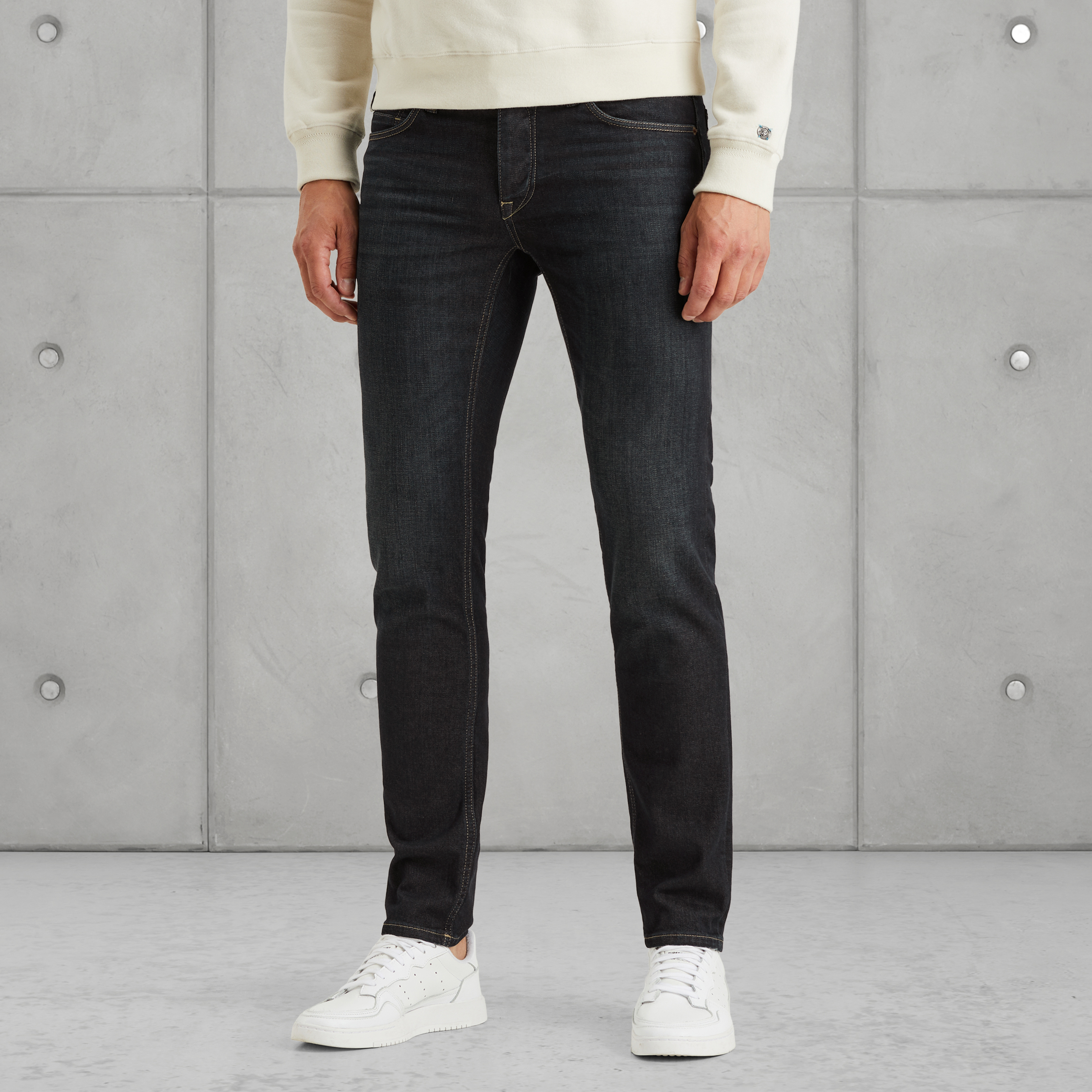 25SS【 JEANS】SLIM RINGER TEE ●送料・関税込● Teresa Wide Leg Jeans With Released Shadow Hems - Snow